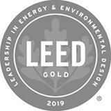 LEED Gold 2019 認証ロゴ