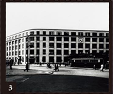 東京駅前に創建された当時の東京中央郵便局／1933（昭和8）年