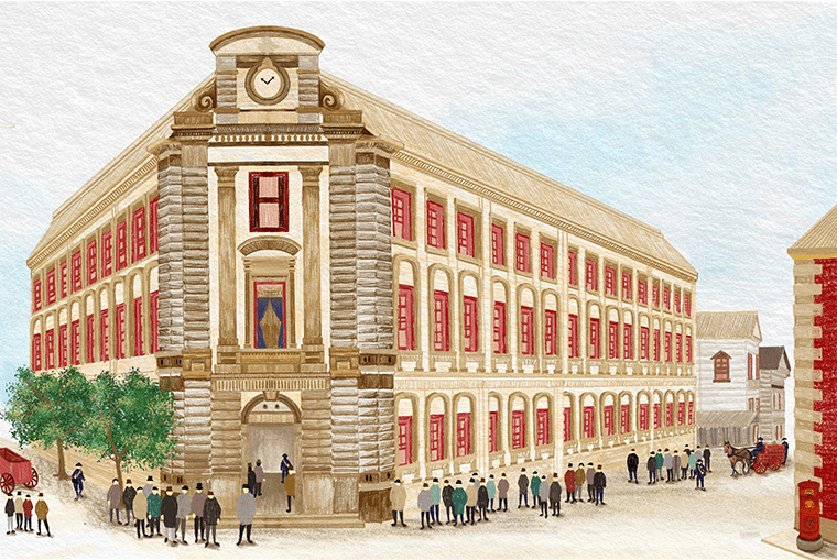 1901年 赤い丸形ポスト誕生