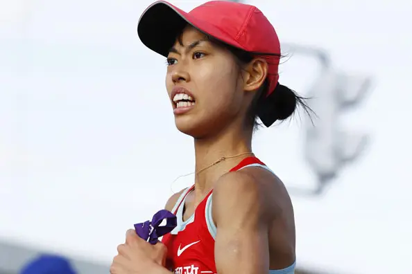 大会風景:廣中選手(1区)