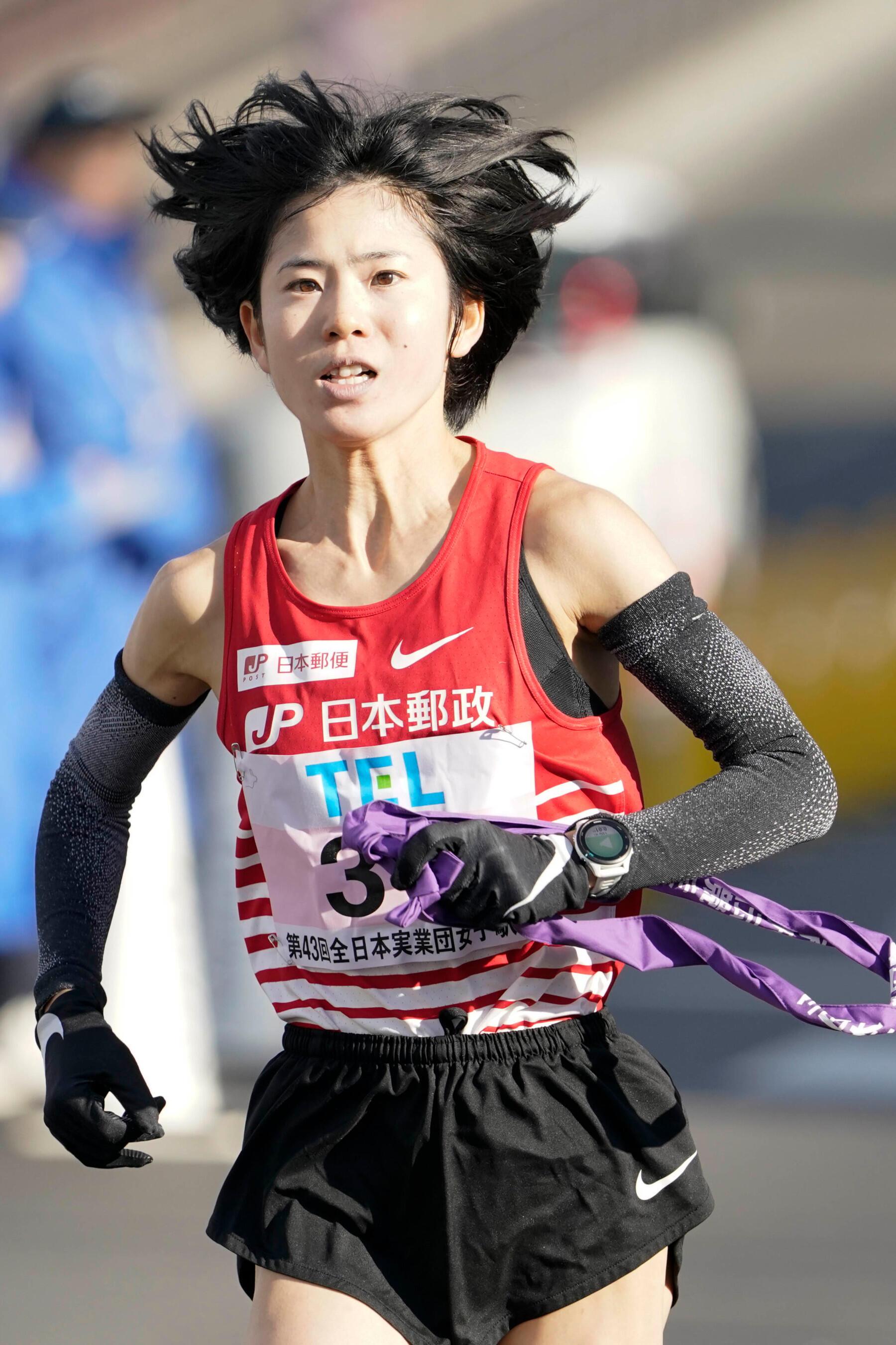 大会風景:5区 鈴木 亜由子選手