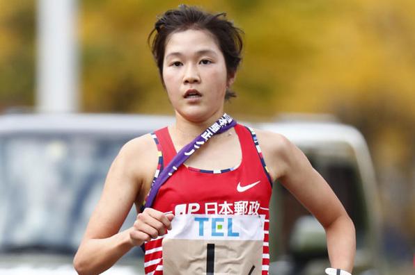 大会風景:大西選手(6区)