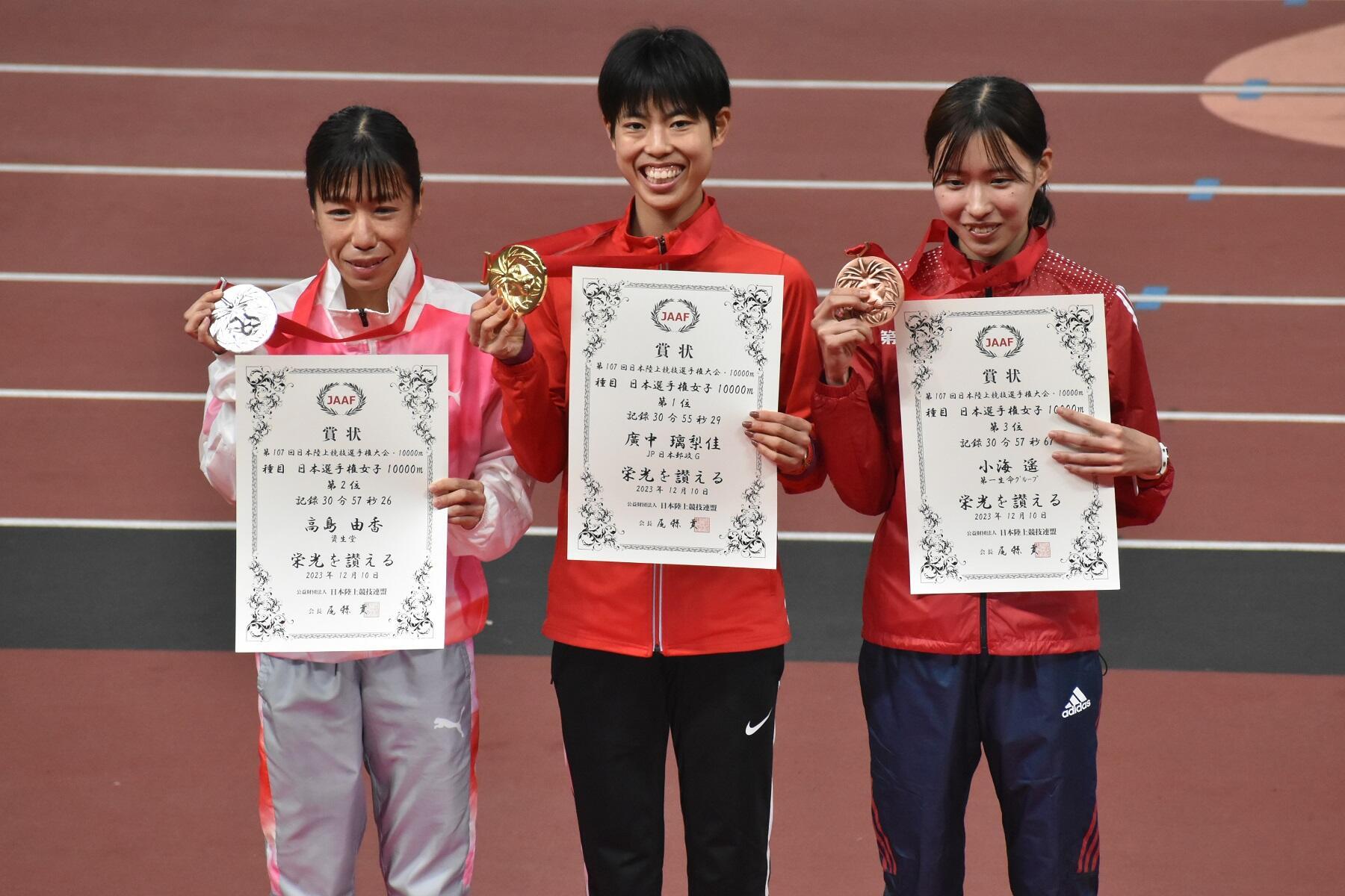 第107回日本陸上競技選手権大会・10,000m 兼 パリ2024オリンピック競技大会 日本代表選手選考競技会の画像