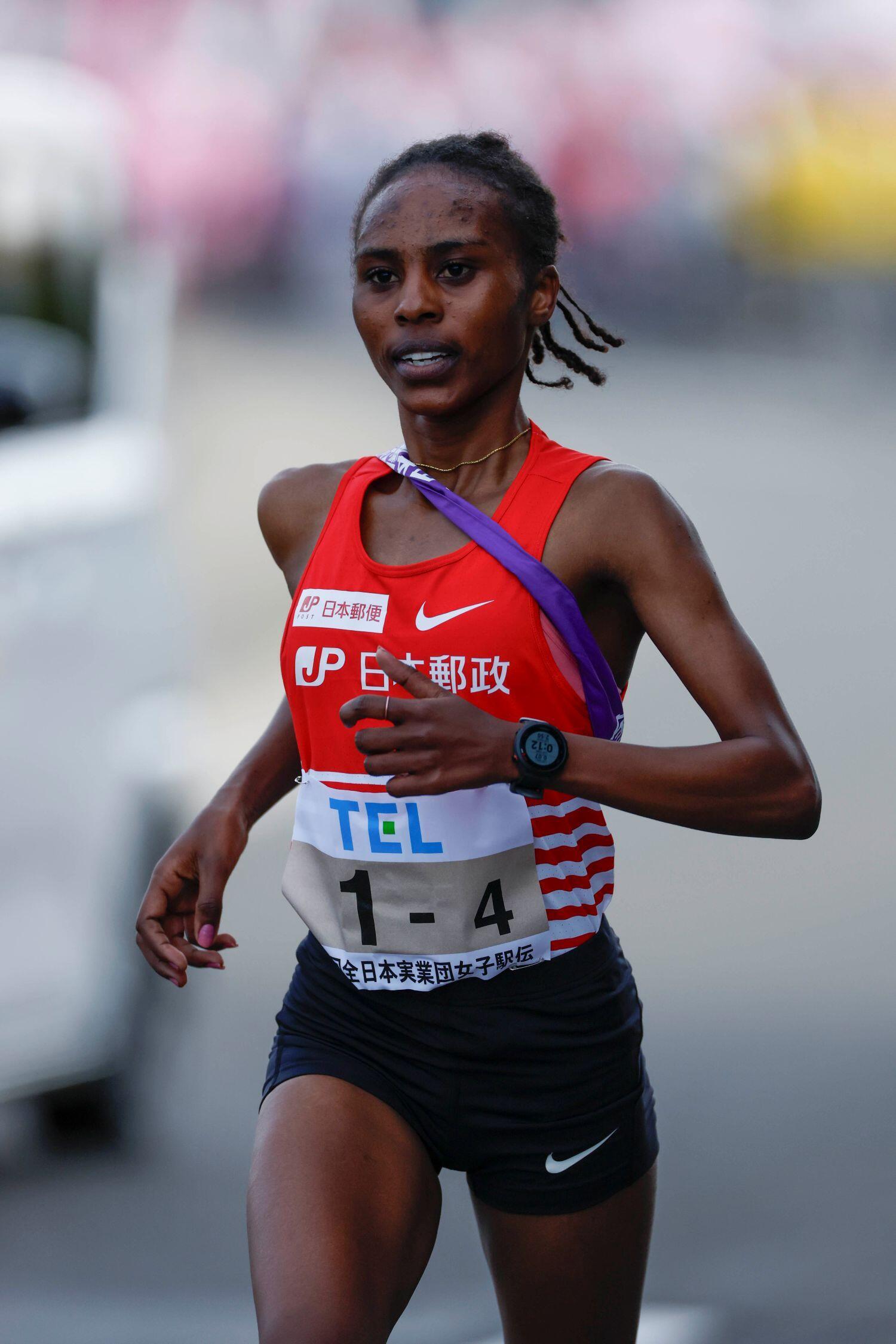 大会風景：4区 カリバ カロライン選手